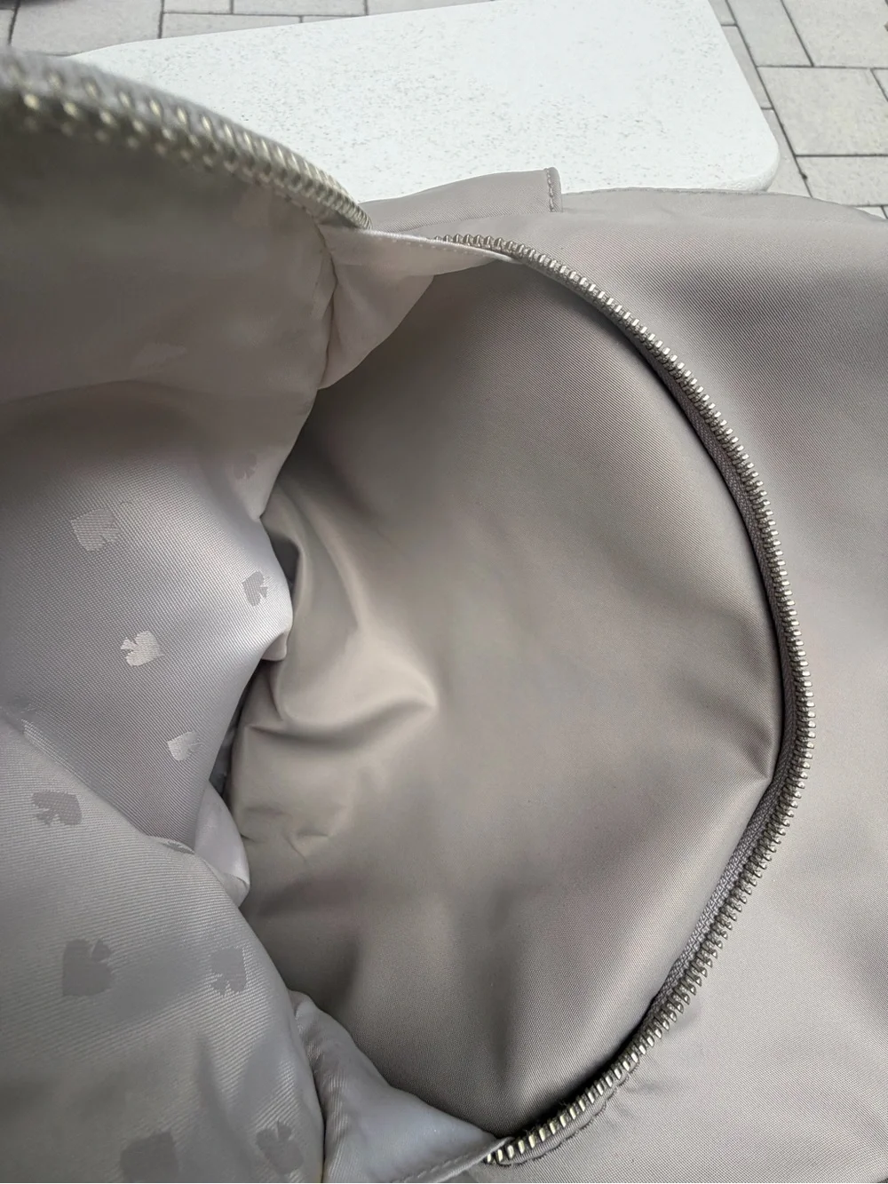 Kate Spade Light Gray Women's Backpack - Everyday Bag